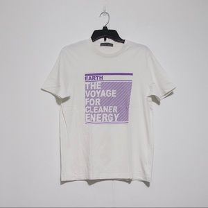 BOGO 3 FOR $12 Giordano Printed White Shirt